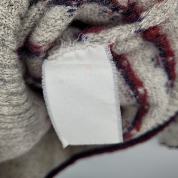 Woolrich womens XL pullover sweater long sleeve round neck heart graphics - Picture 6 of 9